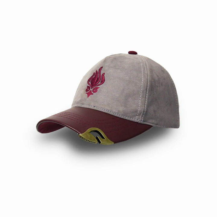 Gorra Agreste  Gris Vinotinto