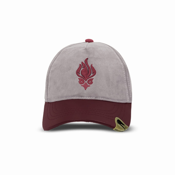 Gorra Agreste  Gris Vinotinto