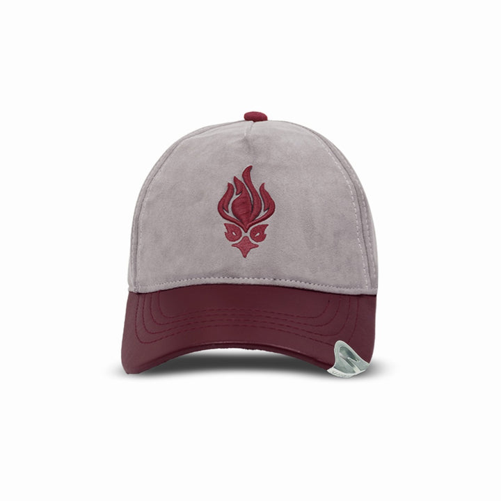 Gorra Agreste  Gris Vinotinto